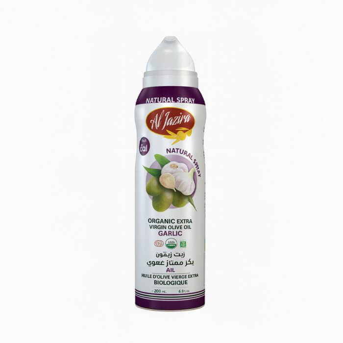 Spray huile d’olive à l’ail BIO AL JAZIRA