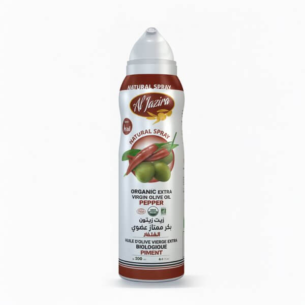 Spray Huile d’Olive Pimentée BIO – AL JAZIRA