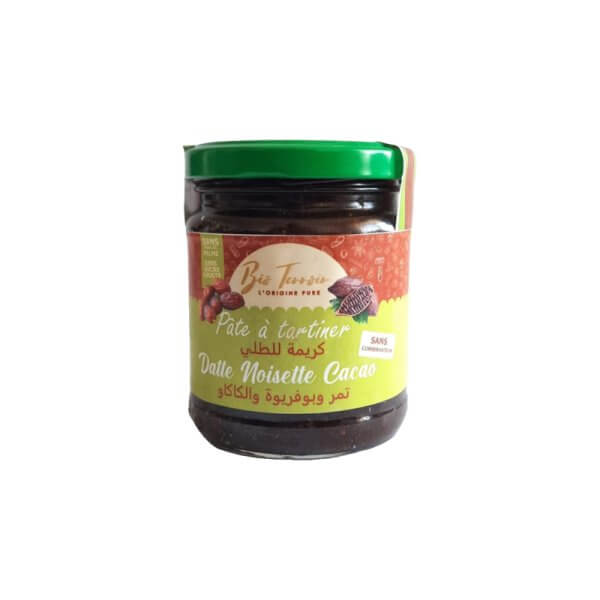 Pâte à tartiner dattes et cacao Bio terroir